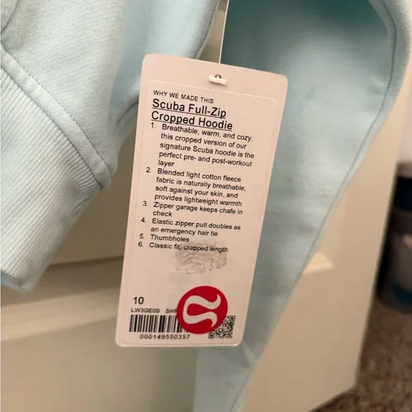 Lululemon Scuba Full-Zip Cropped Hoodie - Picture 5 of 5